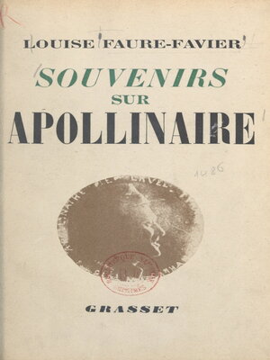 cover image of Souvenirs sur Guillaume Apollinaire